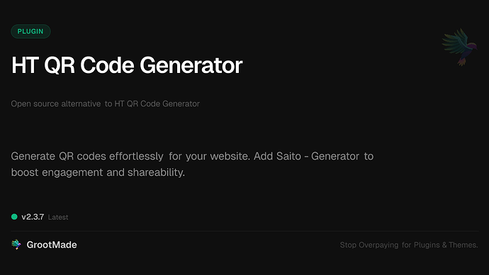 HT QR Code Generator