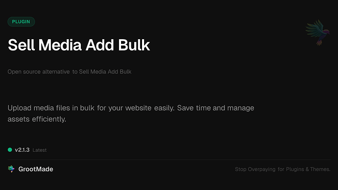 Sell Media Add Bulk