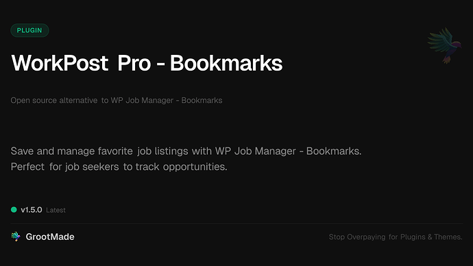 WorkPost Pro - Bookmarks