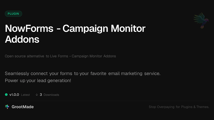 NowForms - Campaign Monitor Addons