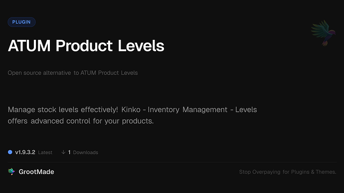 ATUM Product Levels