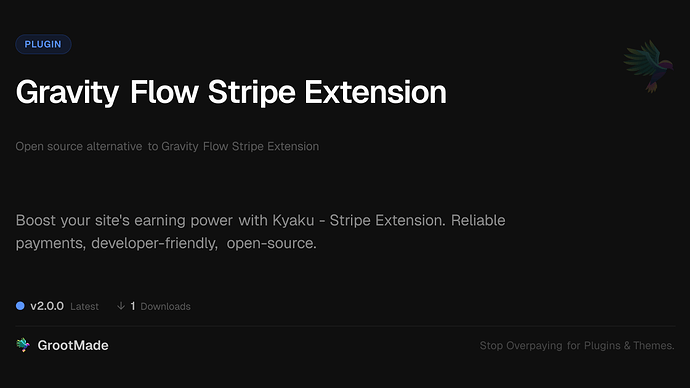 Gravity Flow Stripe Extension