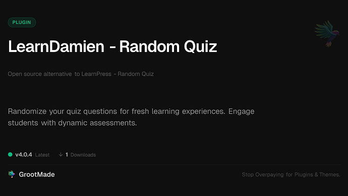 LearnDamien - Random Quiz