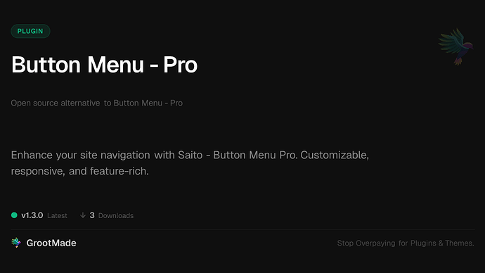 Button Menu - Pro