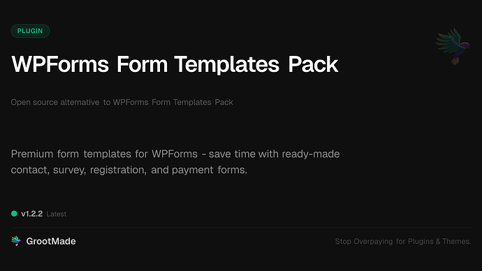 WPForms Form Templates Pack
