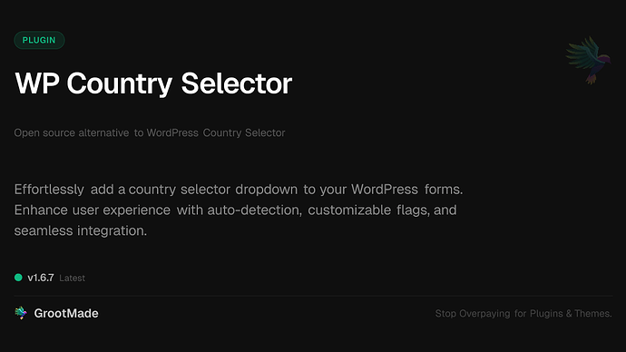 WP Country Selector