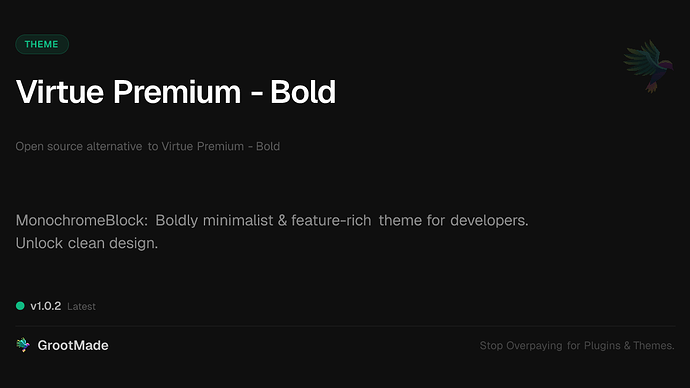 Virtue Premium - Bold