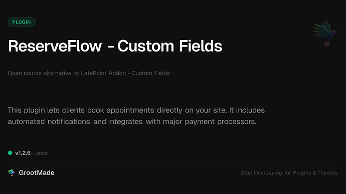 ReserveFlow - Custom Fields