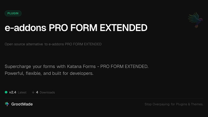 e-addons PRO FORM EXTENDED