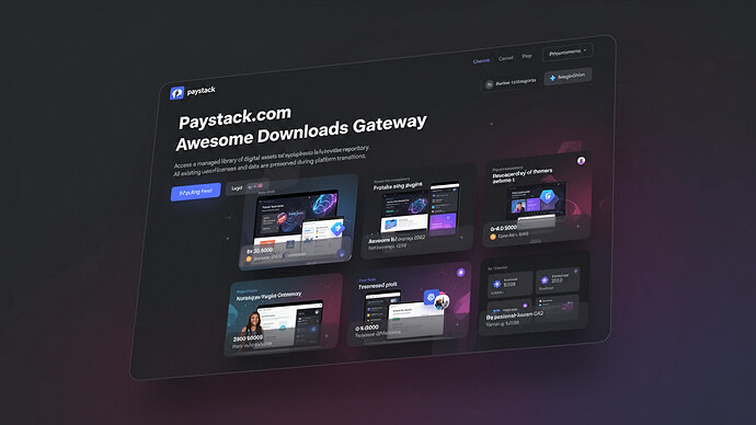 Paystack.com Awesome Downloads Gateway