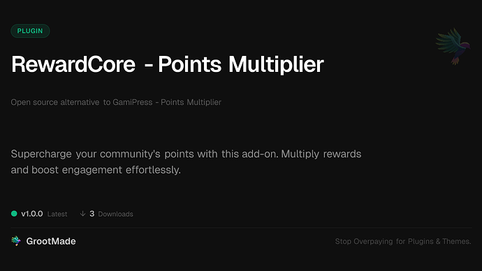 RewardCore - Points Multiplier