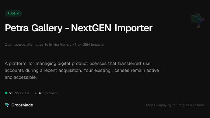 Petra Gallery - NextGEN Importer