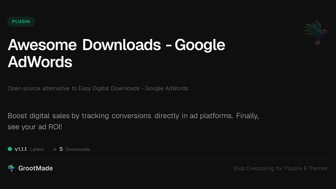 Awesome Downloads - Google AdWords
