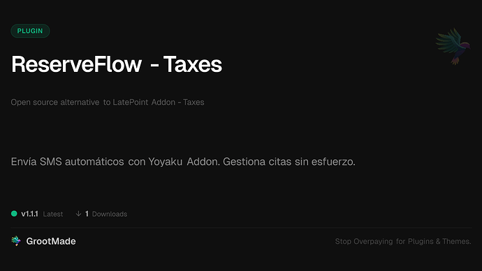 ReserveFlow - Taxes