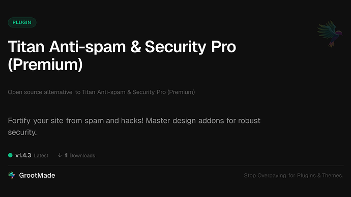 Titan Anti-spam & Security Pro (Premium)