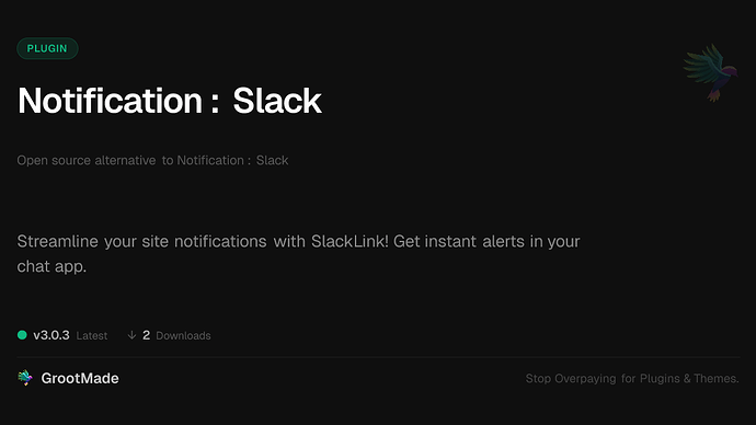 Notification : Slack