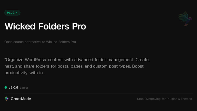 Wicked Folders Pro