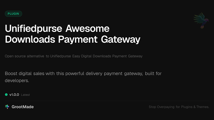 Unifiedpurse Awesome Downloads Payment Gateway