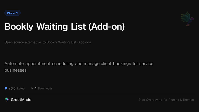 Bookly Waiting List (Add-on)