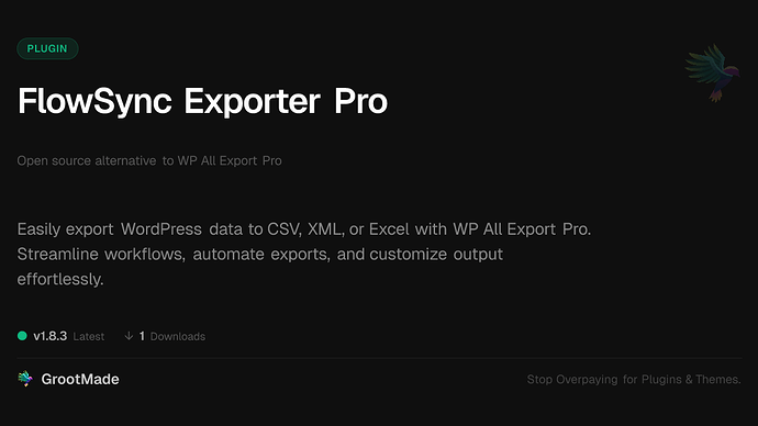FlowSync Exporter Pro