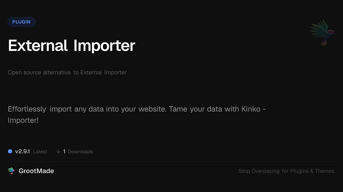 External Importer