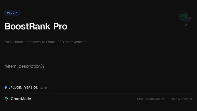 BoostRank Pro