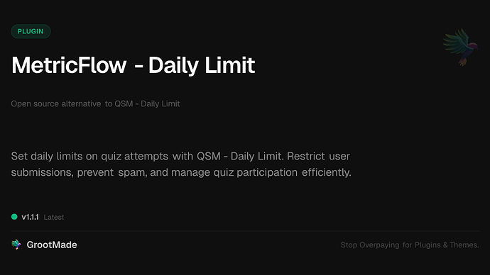 MetricFlow - Daily Limit