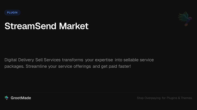 StreamSend Market
