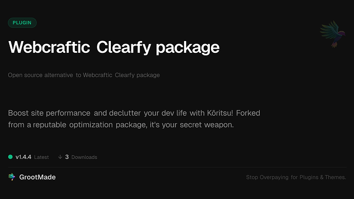 Webcraftic Clearfy package