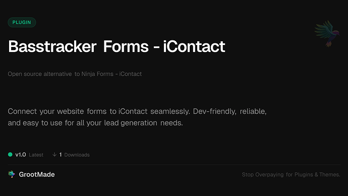 Basstracker Forms - iContact