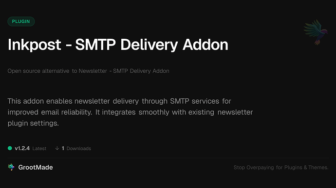 Inkpost - SMTP Delivery Addon