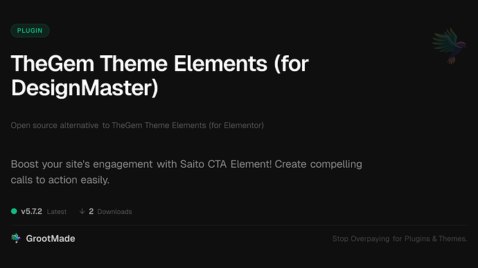 TheGem Theme Elements (for DesignMaster)