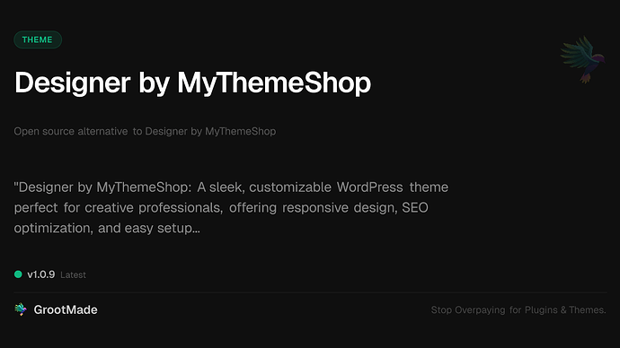 Designer by MyThemeShop