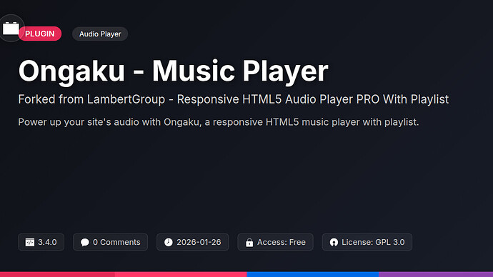 ApexSphere - Responsive HTML5 Audio Player PRO With Playlist