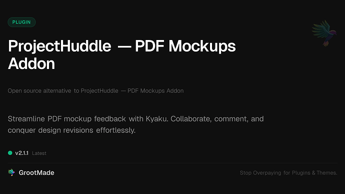 ProjectHuddle — PDF Mockups Addon