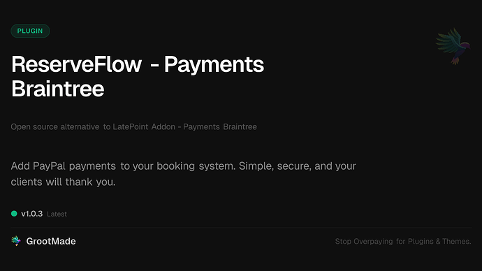 ReserveFlow - Payments Braintree
