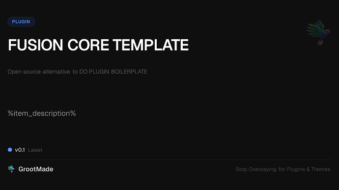 FUSION CORE TEMPLATE