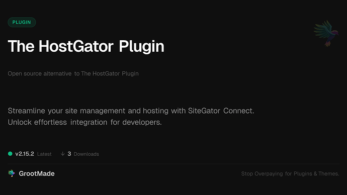 The HostGator Plugin