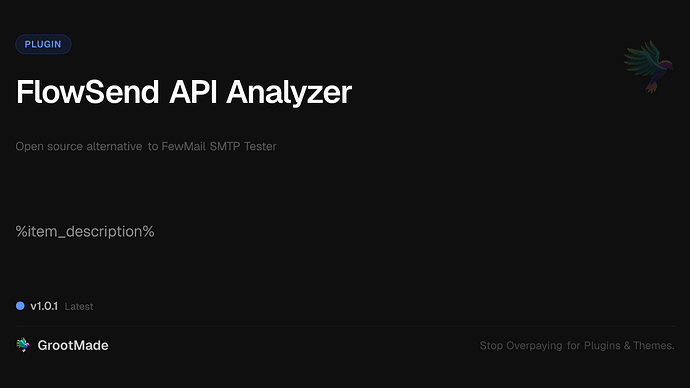 FlowSend API Analyzer