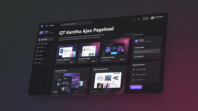 QT Kentha Ajax Pageload