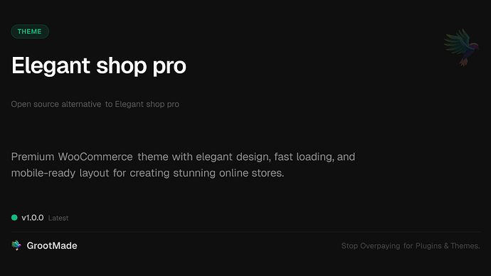 Elegant shop pro