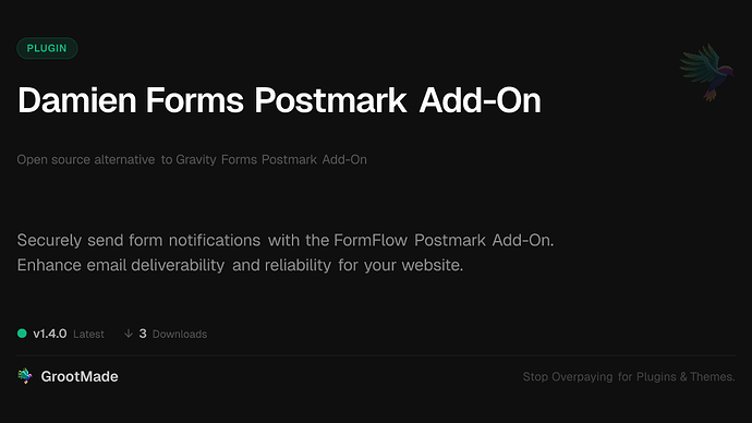 Damien Forms Postmark Add-On