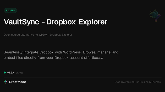 VaultSync - Dropbox Explorer