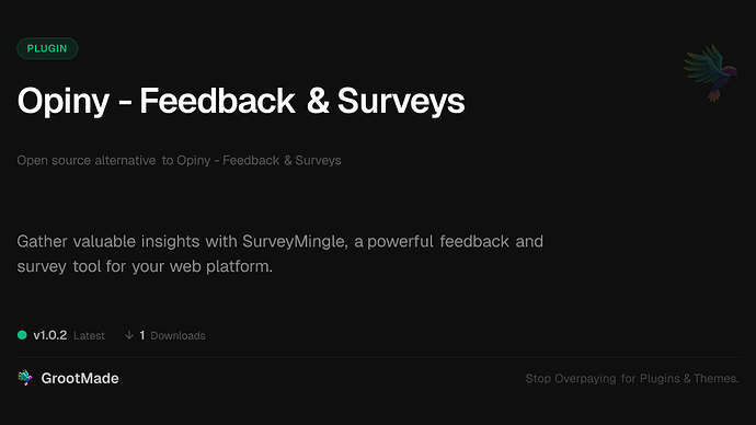 Opiny - Feedback & Surveys
