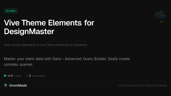 Vive Theme Elements for DesignMaster