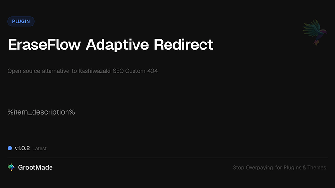 EraseFlow Adaptive Redirect