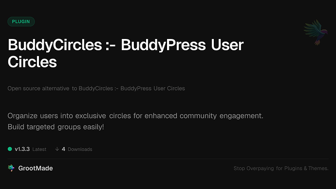 BuddyCircles :- BuddyPress User Circles