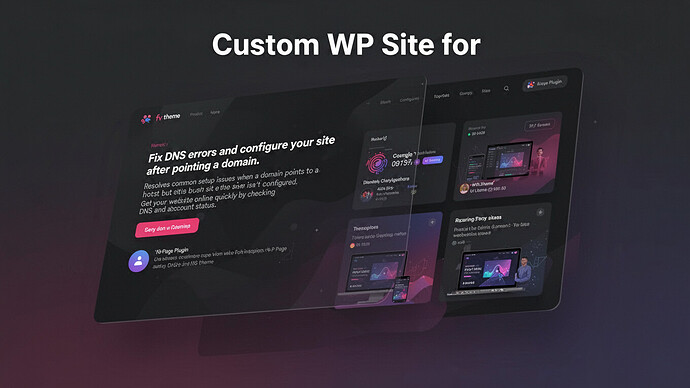Custom WP Site for