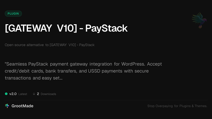 [GATEWAY V10] - PayStack