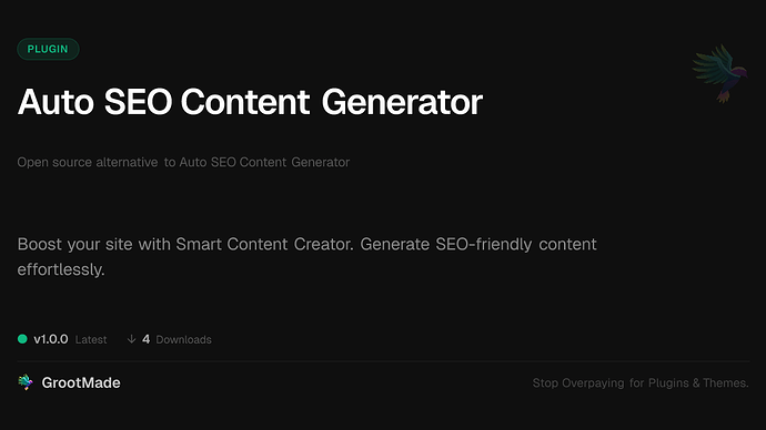 Auto SEO Content Generator